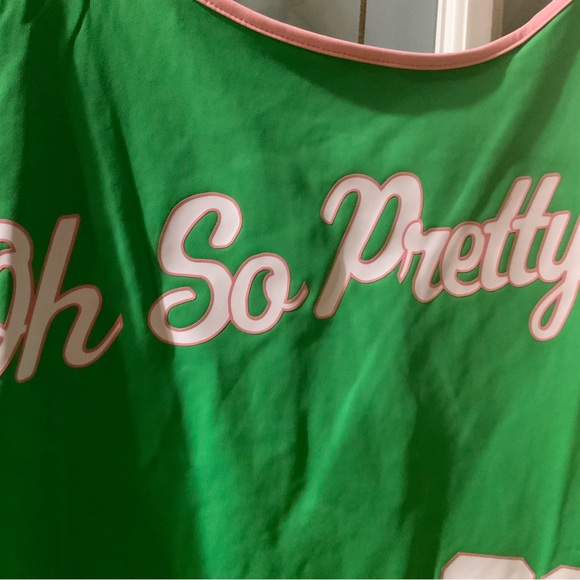 AKA Oh So Pretty PINK AND GREEN Swimsuit
Size: Large - Picture 5 of 12